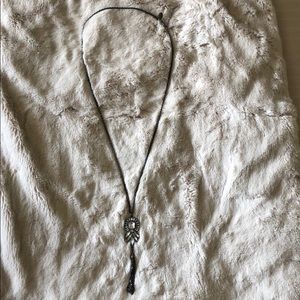 Beautiful tassel pendant with sparkling crystal